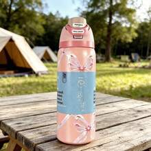NEW Original 24Oz/32 Oz Limited Edition Water Bottle, Sports Water Bottle, Leakproof With Pop-Up Lid, Available In A Variety Of Colors, A Water Bottle Designed For Water Drinkers, Suitable For Fitness, Running, School, Halloween, Thanksgiving Day, Christmas Day Gifts, Gift For Her, New Fashion Women Water Bottle For Women - Sugar Plum Fairy-32oz - 查看 4