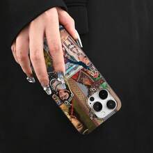 Funda para Teléfono - Una funda para teléfono con diseño floral de estilo persa que ofrece características a prueba de golpes y resistentes a caídas, diseñada con un orificio grande y un acabado mate, compatible con las series  17/16/15/14/13/12/11/X/XR/XS/8/7/SE Mini Air Plus Pro Max. - color - Ver 9