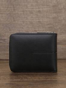 KAIDUCH Fashionable Retro Men's Short Wallet, Multi-Card Slot Large Capacity Portable Multifunctional Wallet, Christmas Gift For Men Wallet Mini Wallet Purse Wallet Men Wallet Leather Small Wallet Cute Wallet Travel Essential Summer - Black - View 5