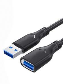 USB 3.0 延长线，USB 2.0 延长线，公对母数据传输线，适用于电脑、U盘、鼠标、键盘、打印机 - 查看 16