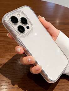 简约时尚透明手机壳，防滑、防震、轻巧，适用于 17/17 Pro/17 Pro Max/16 Pro Max/16/16 Pro/16 Plus/15/15 Pro Max/15 Pro/15 Plus/11/12/13/14 Pro Max/XS/XR/11 Pro/11 Pro Max/12 Pro/12 Pro Max/13 Pro/13 Pro Max/7 Plus/14 Pro/14 Pro Max/14 Plus，防水、防摔、防刮软壳 - 無色 - 查看 1