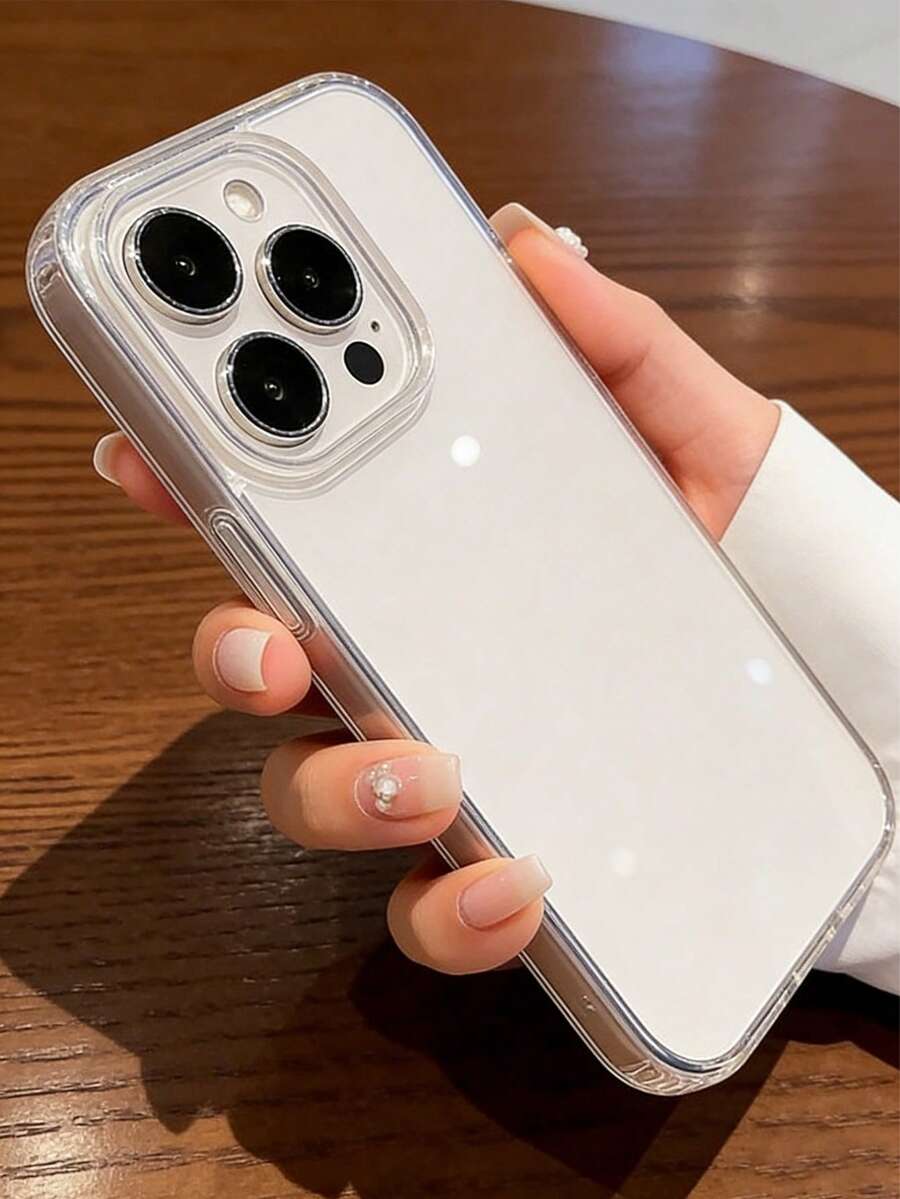 简约时尚透明手机壳，防滑、防震、轻巧，适用于 17/17 Pro/17 Pro Max/16 Pro Max/16/16 Pro/16 Plus/15/15 Pro Max/15 Pro/15 Plus/11/12/13/14 Pro Max/XS/XR/11 Pro/11 Pro Max/12 Pro/12 Pro Max/13 Pro/13 Pro Max/7 Plus/14 Pro/14 Pro Max/14 Plus，防水、防摔、防刮软壳 - 無色 - 查看 1
