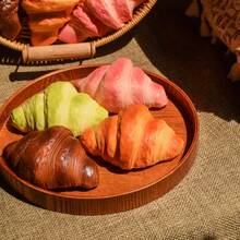 Artificial Bread Fake Croissant Slow Rebound Pinch Decompression Vent Squeeze Slow Rising Decompress Food 1Pc - Multicolor - View 5