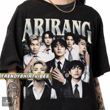 BT S Arirang Shirt, Bangtan B Oys Concert Tee (Unisex S-4XL) - Black - View 1