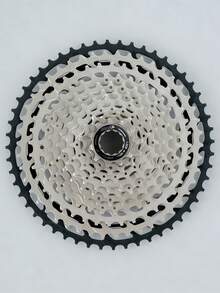 Cassette de bicicleta ZRACE de 8, 9, 10, 11 y 12 velocidades para bicicleta de montaña, piñón libre 11-42T / 11-46T / 11-50T/11-52T para ALIVIO / DEORE / SLX / XT - Plateado - Ver 4