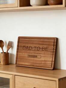 1 chiếc thớt gỗ Sabili "Đây là hình ảnh một người cha tuyệt vời" với dòng chữ ấm áp "Tình yêu thương", thích hợp làm quà tặng Ngày của Cha, quà sinh nhật ông, quà kỷ niệm, quà sinh nhật, thớt tre chất lượng cao, đồ dùng nhà bếp, quà tặng gia đình hàng tháng, quà tân gia. - Màu be - Xem 9