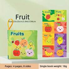 My First Soft Book, Fabric Baby Cloth Book Early Education Toy Activity Cloth Book, Suitable For Toddlers & Infants, Perfect As Baby Shower Gift - 6pcs Set - Multicolor - View 16
