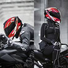 Casco de Moto con Visera Abatible y Plegable, Certificado DOT,  y Comodidad para Motociclistas - TK902-MGHH - Ver 10