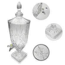 Glass Drink Dispenser With Ice – Beverage Dispenser For Juice, Water, Lemonade, Party & Home Use - B - View 4
