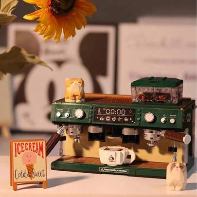 Creative Anti-Stress Building Blocks Toy | Fun Adult Game To Relieve Pressure | Perfect One-Piece Birthday Gift | Chic Desktop Ornament & Bedroom Decoration With Stickers