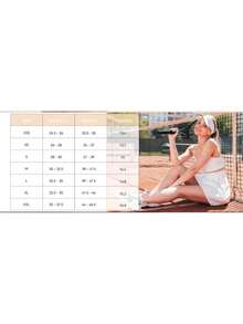 Pleated Tennis Skirt For Women With 4 Pockets Women's High Waisted Athletic Golf Skorts Skirts For Running Casual, Lightweight Athletic Golf Skorts Skirts - 白色 - 查看 6