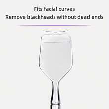 Stainless Steel Blackhead Remover, 2-In-1 Tool, Dead Skin Cleaning Tool, Multi-Function Mask Mixing & Massage Stick, Facial Cleansing Scraper - Multicolor - View 5