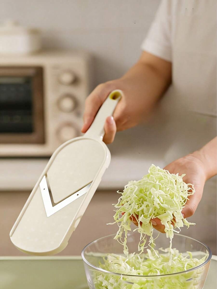 Máy thái, bào, cắt sợi rau củ cho bắp cải, xà lách, bắp cải tím, dưa chuột, cải thìa, máy thái bắp cải đa năng. - Nhiều màu - Xem 1