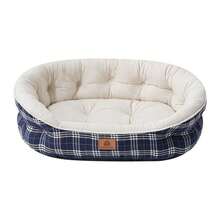 1pc Warm Plush Dog Cat Bed, Soft Round Pet Sofa For Small Medium Dogs Cats, Washable Puppy Kitten Cushion Bed For Sleeping, Portable Pet Nest For Travel Home Comfortable Dog Cat Mat For Indoor Outdoor Use - Multicolor - View 19