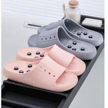 新款夏季防滑反光按摩浴室拖鞋，带足部按摩点。男女款均有。呵护足部健康，SPA风格拖鞋。透气编织设计，速干。可拆卸按摩石，定制穴位按摩，SPA按摩凉鞋 - A - 查看 1