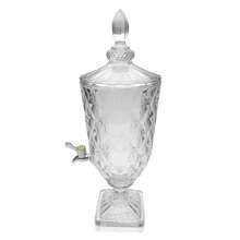 Glass Drink Dispenser With Ice – Beverage Dispenser For Juice, Water, Lemonade, Party & Home Use - A - View 1