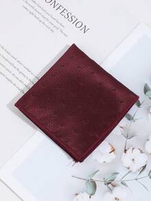 1pc Men's Fashion Casual Paisley & Cashew Pattern Pocket Square Handkerchief, Suitable For Daily, Party, Business Events - Multicolor - View 14