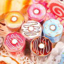 Decorative Tape, Pastel Cream Cake & Donut Pattern, Removable And Non-Residue, Suitable For Scrapbooking And Gift Wrapping - A - View 6