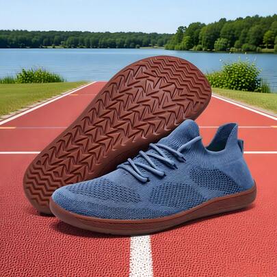 宽头鞋，男士休闲运动鞋，女士休闲运动鞋，平底运动鞋，情侣款，透气舒适室内薄底运动健身鞋，耐磨防滑橡胶底赤足鞋，户外运动跑步鞋，柔软透气休闲鞋，宽楦