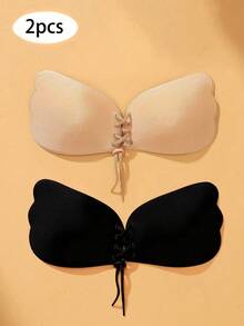 3 Pairs Reusable Strapless Front Closure Invisible Nipple Covers, Women's Lingerie & Intimate Accessories - Multicolor - View 16
