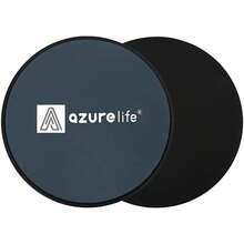 Exercise Core Sliders, Dual Sided Exercise Gliding Discs Use On Carpet Or Hardwood Floors, Light And Portable, Perfect For Abdominal&Core Workouts - Black - View 1