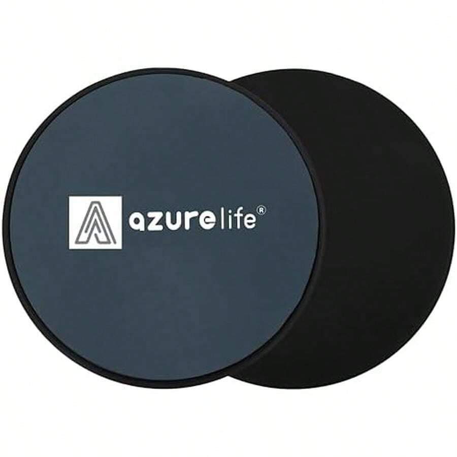 Exercise Core Sliders, Dual Sided Exercise Gliding Discs Use On Carpet Or Hardwood Floors, Light And Portable, Perfect For Abdominal&Core Workouts - Black - View 1