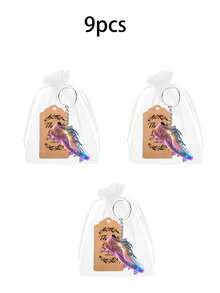 2d Flat, 2d Flat Design Gift Suitable For Both Men And Women, 3/9/15 Pcs Keychain Set Features Soccer Shoe-Shaped Keychains And Mesh Bag, Greeting Card,As For Party Favors, Soccer Shoe-Shaped Pattern Keychain,Compatible With Backpacks, Keys, Wallets - Style Keyring,Perfect For Bags & Car Keys,Car Keys, Backpacks & Bags , Bag Pendant, Acrylic Keychains With 2d Designs,Gift For Her/Him - Multicolor - View 11