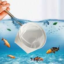 1pc Fine Mesh Aquarium Fish Net With Extendable Handle, Convenient For Catching And Handling - View 2