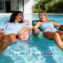 Foldable Inflatable Water Chair For Adults, Portable Design For Relaxing In Water, Adds Fun To Summer - A - View 10