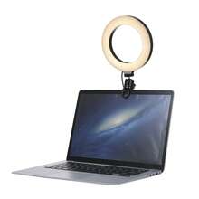 Video Conferencing Lighting Kit, Clip-On Ring Light For Laptop Monitor, 6-Inch Dimmable LED Light For Meetings, Remote Work, Calls, Live Streaming, Recording - one-size - View 10