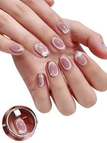 9 piezas de anillos magnéticos "Ojo de gato" resistentes: una herramienta que puede crear uñas de ojo de gato en 3 segundos. Estos poderosos anillos magnéticos son simples y fáciles de usar, muy adecuados para que los principiantes creen sin esfuerzo el cautivador efecto de "agujero negro" de uñas de ojo de gato. - Multicolor - Ver 4