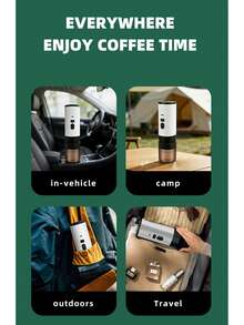 Mesin Kopi Kapsul Portabel, Mesin Pembuat Kopi Espresso Bertekanan dengan Pompa Pemanas Listrik, Mesin Kopi Mini Kompak untuk Rumah, Kantor, Luar Ruangan, dan Berkemah, Hadiah Liburan yang Ideal - Mesin espresso Italia - View 10