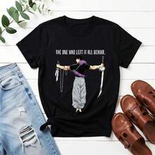 Toji Fushiguro Shirt Sarcastic  Anime Tee Sorcerer Killer Gift For Otaku Manga Black T-Shirt Zenin Clan Streetwear Gift For Men Merch - màu đen - Xem 1