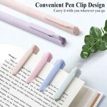 Bộ dụng cụ học tập thẩm mỹ gồm hộp bút lớn, 12 bút dạ quang, 10 bút bi mực đen, bút viết dễ thương mực đen & hồng, ngòi 0.5 mm mềm mịn, 6 bút chì bấm, giấy ghi chú, bộ văn phòng phẩm thiết yếu đầy đủ cho học sinh. Túi đựng văn phòng phẩm dùng cho trường học, cao đẳng, văn phòng phẩm dành cho thanh thiếu niên, nữ sinh, người lớn và học sinh. - Bộ - Xem 8