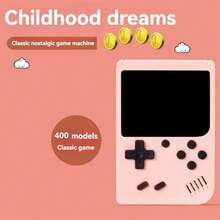 Mini Handheld Macaron Game Console, 400-In-1 Retro Video Game Player, 8-Bit, 2.4" Color LCD Screen, 1020mAh Battery - View 8