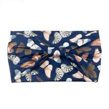 Băng đô họa tiết châu Phi, băng đô co giãn kiểu turban, băng đô rộng phong cách Bohemian bằng cotton co giãn dành cho nữ, khăn trùm đầu, băng đô yoga mới. - Nhiều màu - Xem 12