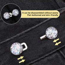 1/2/4 cái nút áo eo, kẹp khóa thắt lưng điều chỉnh không đường may, móc cài áo cardigan tháo rời tàng hình, phù hợp cho quần, váy, đầm mặc hàng ngày và làm quà tặng, phụ kiện trang phục, điều chỉnh eo, vừa vặn tùy chỉnh, giải pháp miếng dán mũi, kẹp nhẹ, thay thế thắt lưng, ý tưởng quà tặng, sử dụng hàng ngày - Nhiều màu - Xem 9