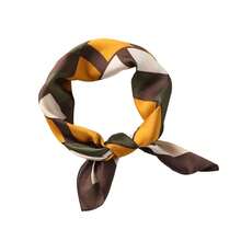 Women Bandana & Square Scarves - 70cm Chain [yellow] - View 4