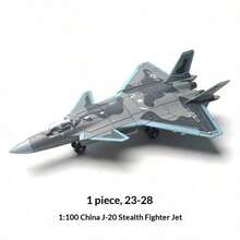 1:144比例 F14、Su57、F22、B2、Su25、A10 战斗轰炸机模型摆件，迷你塑料积木飞机模型收藏，创意圣诞礼物，适合14岁及以上人群 - 彩色 - 查看 14
