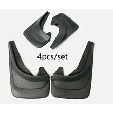 4Pcs Mudguards Mud Flaps Splash Guards For Car Suv Fender Black Abs Soft Plastic - A - View 8
