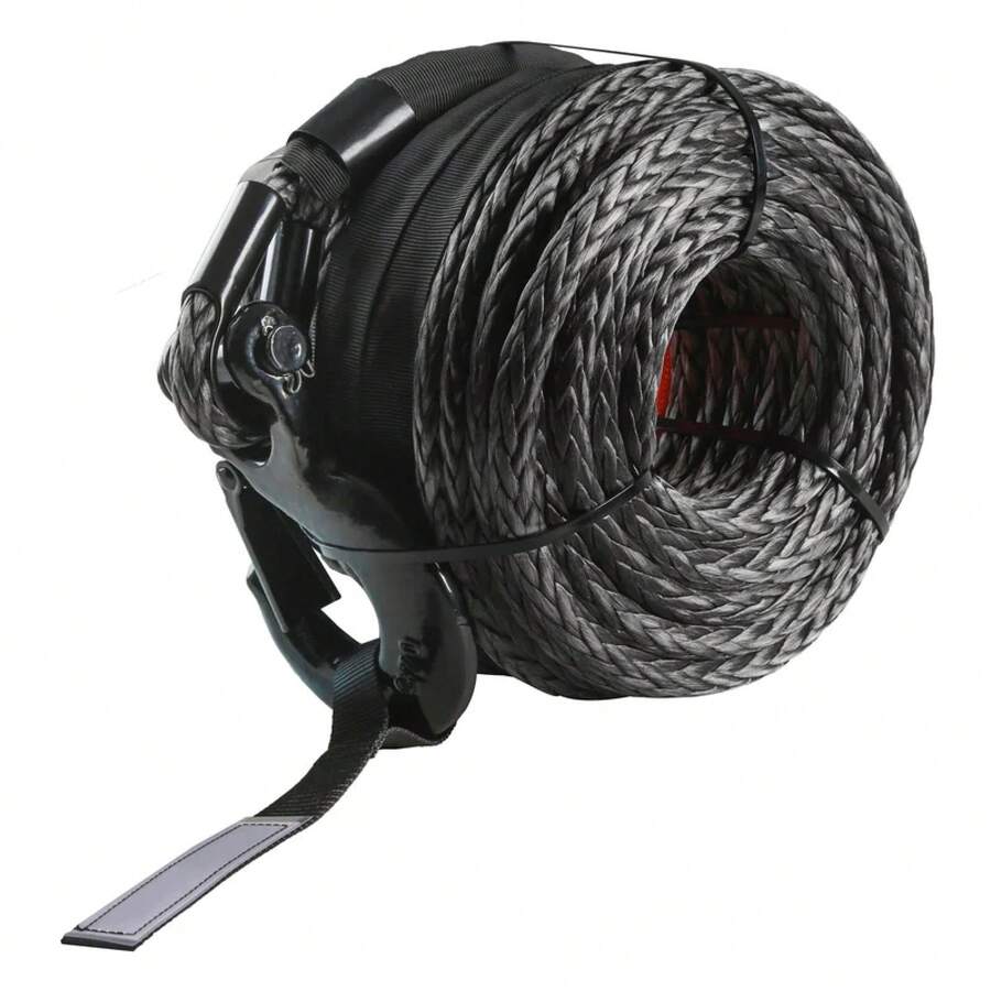 26500/32000Lbs Heavy Duty Synthetic Winch Rope - Forged Hook For Truck ATV Boat Car Outdoor Replacement - 32000lbs 85ft - View 1