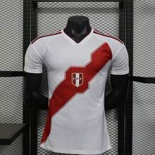 2018 Peru National Team White/Red Retro Soccer Jersey, Unisex Match Day Shirt, Vintage Streetwear, Perfect For Fans & Gifts  Vintage Blokecore Streetwear, Breathable Quick-Dry Sports Top - Default - View 3