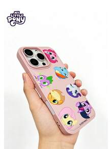 Hasbro MY LITTLE PONY 官方正品手机壳，香奈儿菱格纹粉色手机壳，卡通少女风手机壳，节日礼物手机壳，盒装，适用于 iPhone 17、17 Air、17 Pro、17 Pro Max、11、12、13、14、15、16 Pro、16 Pro Max、14 Plus、15 Plus、16 Plus、15 Pro Max、16 Pro、X、XR - 彩色 - 查看 4