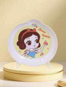 Disney 1件套迪士尼卡通白雪公主密胺餐具，包括盘子、碗、杯子、叉子和勺子，适合家庭聚餐、生日派对，经久耐用 - 彩色 - 查看 15