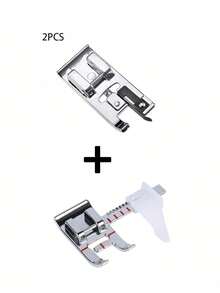 Overlock Presser Foot Tool, Perfectly Fits Low Shank Singer And Brother Sewing Machines - Silver - View 15