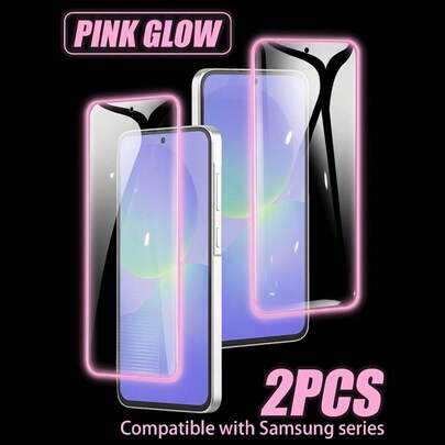 2 piezas - [Película de alta definición que brilla en la oscuridad] Protector de pantalla que se ilumina automáticamente por la noche, reproducción de pantalla de super alta definición de colores verdaderos. Este protector de pantalla de vidrio templado se caracteriza por su alta dureza, está hecho de un material de vidrio resistente con excelente resistencia a los arañazos, protegiendo eficazmente la pantalla del desgaste diario. La superficie de la película es suave y plana, con sensibilidad táctil optimizada para una respuesta rápida y un funcionamiento fluido.