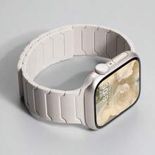 1条磁性硅胶表带，兼容 42/44/45/46/49mm，适用于 Ultra/11/10/9/8/7/6/5/4/3/SE，时尚、柔软、舒适、防水，强磁性硅胶表带，易于佩戴，贴合手腕 - 42/44/45/49/S10-46mm - 查看 13