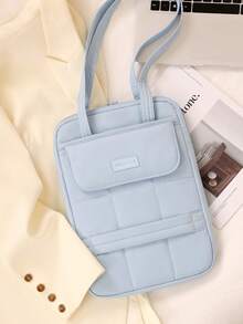 1 chiếc túi đựng laptop có đệm, túi xách đeo vai, túi đựng máy tính bảng chống nước, nhiều ngăn phía trước, vừa laptop 14 inch, đựng sách và tài liệu, kiểu dáng tối giản, đa chức năng dành cho nữ công sở, đi làm, du lịch, túi đựng laptop, bao đựng laptop, hộp đựng laptop, túi đựng máy tính, túi xách tay, vật dụng cần thiết khi đi du lịch. - Nhiều màu - Xem 8