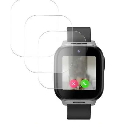 适用于 Cosmo JrTrack 5 智能手表的 3 片装钢化玻璃屏幕保护膜，防刮高清钢化玻璃膜，兼容 Cosmo JrTrack5 智能手表