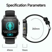 LIGE Smartwatch: Batteria ad alta capacità da 380mAh, Resistente all'acqua, Previsioni del tempo, Monitoraggio dell'attività, Monitoraggio del ciclo mestruale, Notifiche di chiamata, Riproduzione musicale - Uno smartwatch sportivo multifunzionale ed elegante per uomini e donne - Visualizzare 8